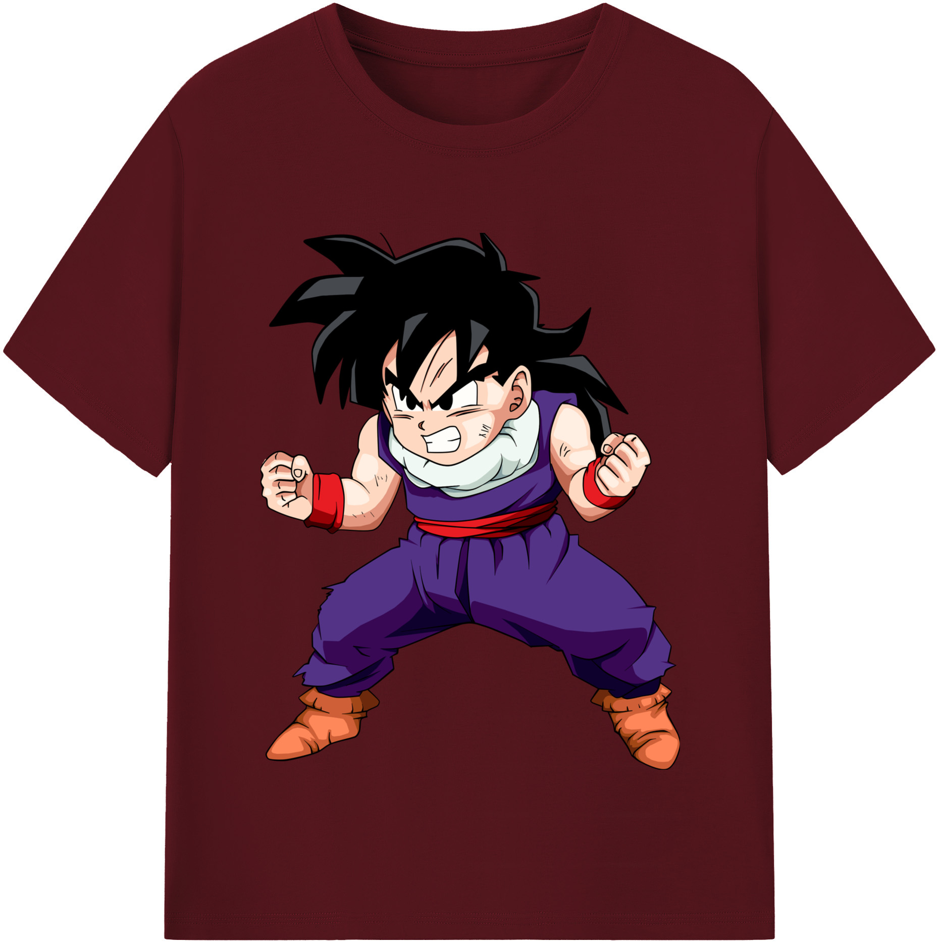 （画像用） ドラゴンボール 孫 悟飯（そんごはん）DRAGON BALL Son Gohan 綿100％半袖Tシャツ（フロントプリント）